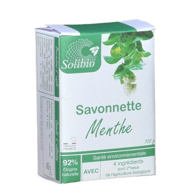 Savonette menthe argile